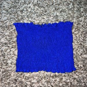 Blue tube top